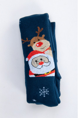 Колготи дитячі махрові новорічні  